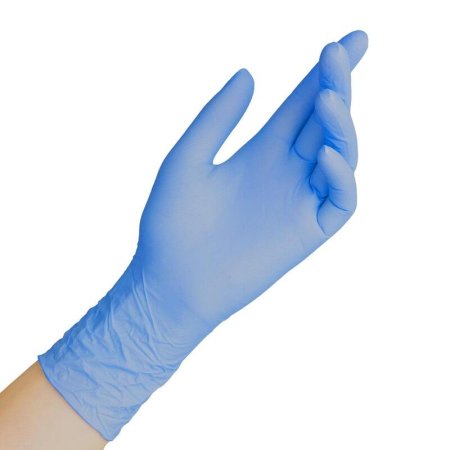 Перчатки медицинские смотровые нитриловые Safe and Care ZN 308  нестерильные неопудренные размер XS (5-6) голубые (200 штук в упаковке)