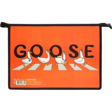 Папка для тетрадей А4 пластиковая, печать на картоне,молния сверху ПМ-А4-29