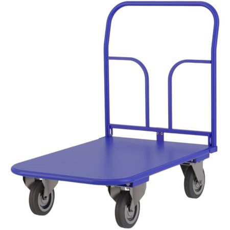 Тележка платформенная Rusklad ТПСР 2 М со складной ручкой (до 300 кг,  600х900 мм)