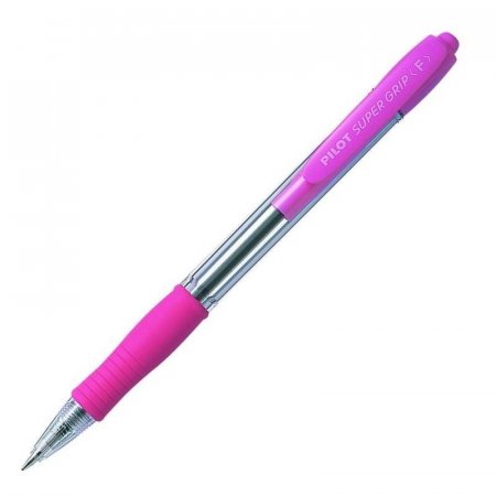 Ручка шариковая автоматическая Pilot Super Grip BPGP-10R-F P синяя (толщина линии 0.21)