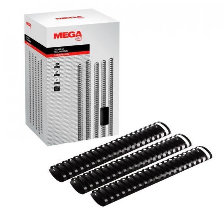 Пружины для переплета пластиковые ProMega Office 51мм черные 50шт/уп.