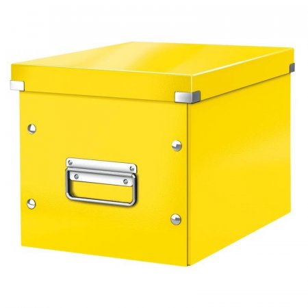 Короб для хранения Leitz картон желтый 260x240x260 мм