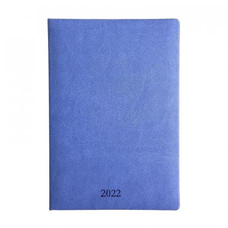 Ежедневник датированный 2022 год Infolio Vienna искусственная кожа А5 176 листов синий