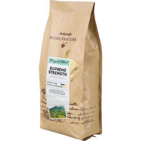 Кофе в зернах Ambassador Manufaktura Supreme Strength 100% арабика 1 кг