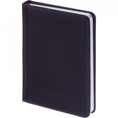 Ежедневник недатированный Attache Velvet искусственная кожа Soft Touch  A6+ 136 листов синий (110х155 мм)