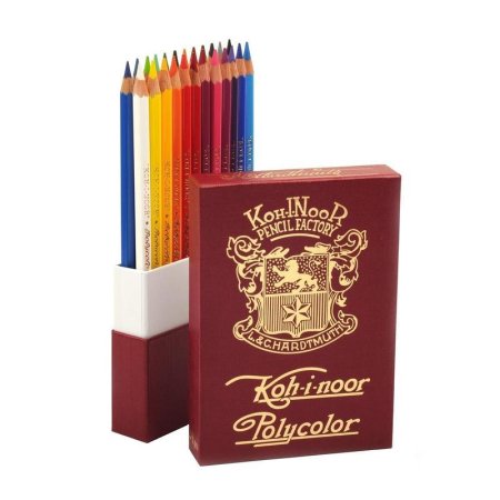 Карандаши цветные Koh-I-Noor Polycolor Retro 24 цвета шестигранные