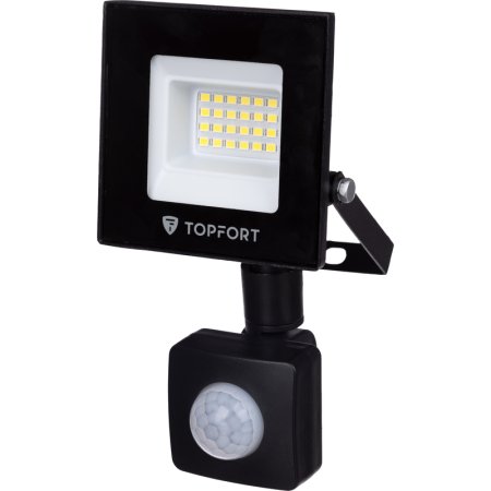 Прожектор светодиодный TOPFORT  с датчиком движения 20 Вт 6500 К 1700 лм   IP65