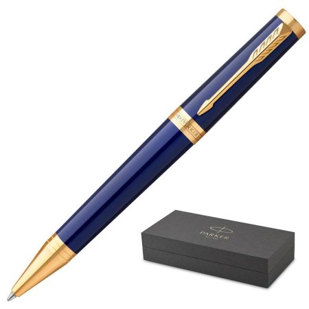 Ручка шариковая Parker Ingenuity Blue GT цвет чернил черный цвет корпуса  синий (артикул производителя 2182012)