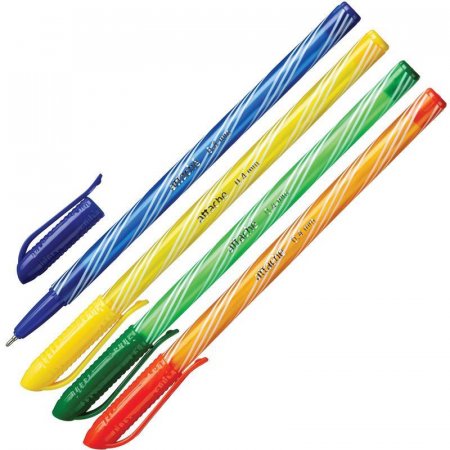 Ручка шариковая неавтоматическая Attache Economy синяя (корпус в ассортименте, толщина линии 0,4 мм)