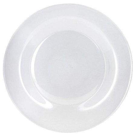 Тарелка десертная стеклянная ОСЗ Симпатия диаметр 196 мм прозрачная  (OCZ1888)