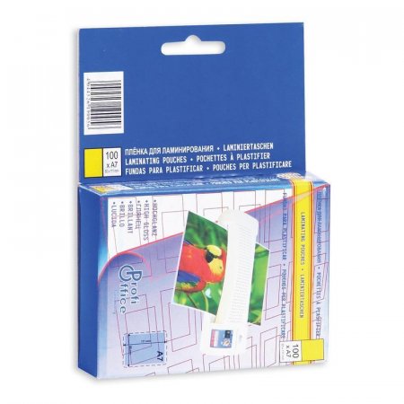 Пленка для ламинирования ProfiOffice 80x111 мм 150 мкм глянцевая (100 штук в упаковке)
