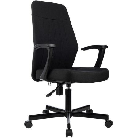 Кресло офисное Easy Chair 224 PPU черное (ткань, металл)