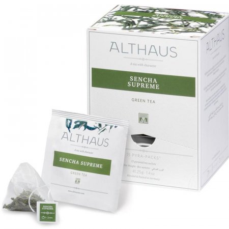 Чай Althaus Sencha Supreme зеленый 15 пакетиков