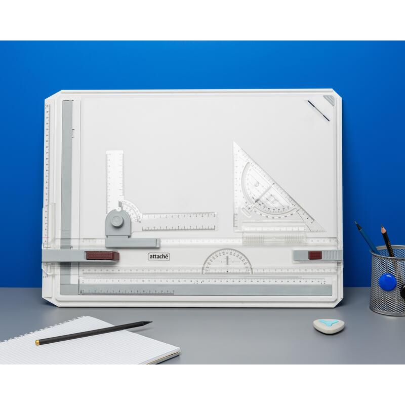 Доска-планшет пластиковая маркерная для черчения (кульман) Attache Доска-планшет пластиковая маркерная для черчения (кульман) Attache