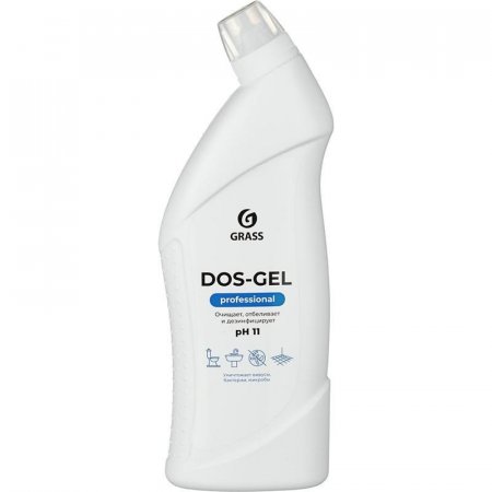 Моющее средство отбеливающим эффектом для сантехники Grass DOS Gel Professional 750 мл