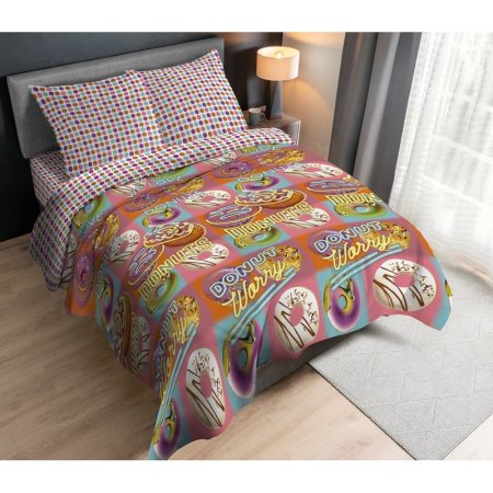 Постельное белье Lovely textile Пончики (1,5-спальное, перкаль) Постельное белье Lovely textile Пончики (1,5-спальное, перкаль)