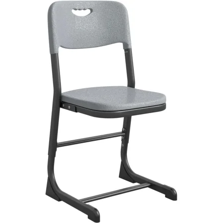 Стул ученический Комус Мебель серый /антрацит регулируемый рост 5-7