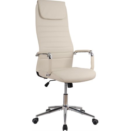 Кресло для руководителя Easy Chair 565 TPU бежевое (экокожа, металл)