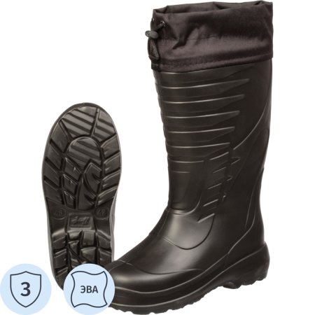 Сапоги мужские Janett Неман У ЭВА утепленные черные размер 46-47