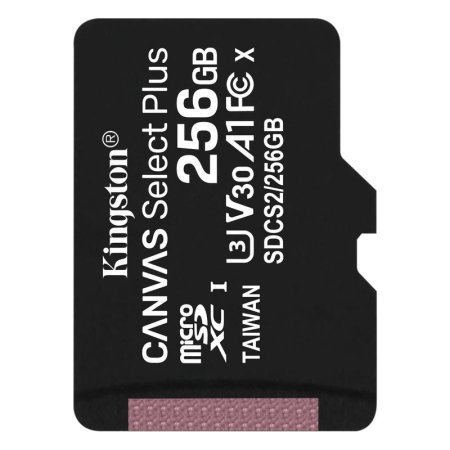 Карта памяти 256 ГБ microSDXC Kingston Canvas Select Plus Class 10 UHS-I (SDCS2/256GBSP)