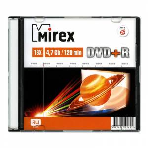 Диск DVD+R Mirex 4,7 GB 16x