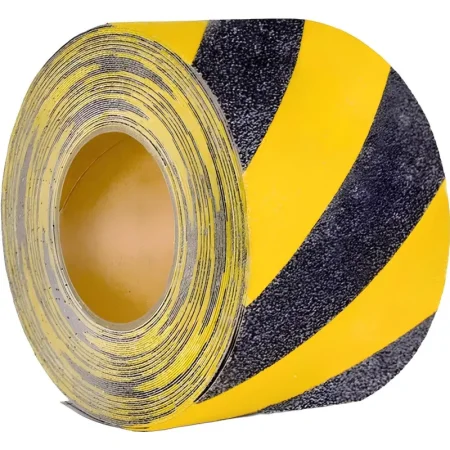 Лента противоскользящая Мельхозе 100 мм х 18.3 м желтая/черная (MAWR100183)