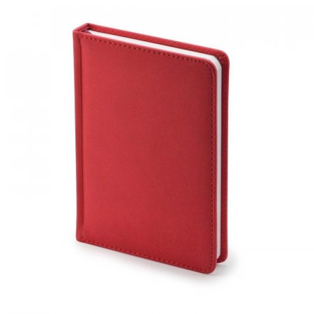 Ежедневник недатированный Attache Velvet искусственная кожа Soft Touch  A6+ 136 листов красный (110х155 мм)