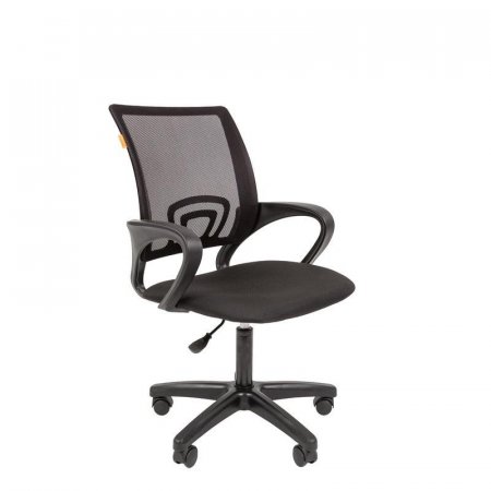 Кресло офисное Easy Chair 304 LT черное (сетка/ткань, пластик)