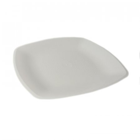 Тарелка одноразовая пластиковая 180х180 мм белая 12 штук в упаковке АВМ-Пластик