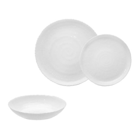 Набор столовой посуды на 6 персон Luminarc Аммонит 18 предметов стекло  белый (артикул производителя P9101)