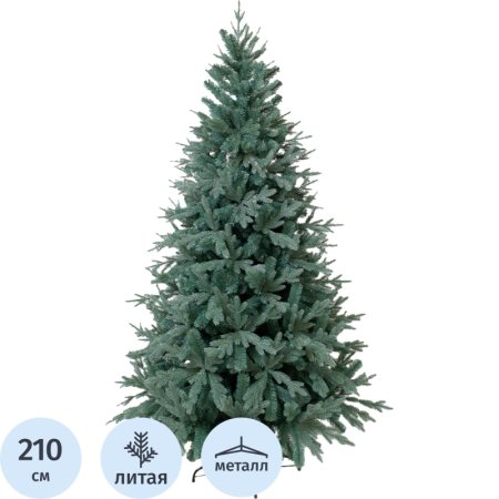 Ёлка искусственная новогодняя Green Trees Россо Премиум напольная 2.1 м