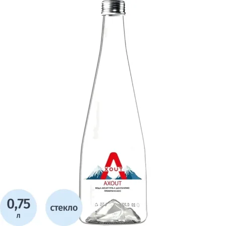 Вода минеральная Axout столовая негазированная 0.75 л