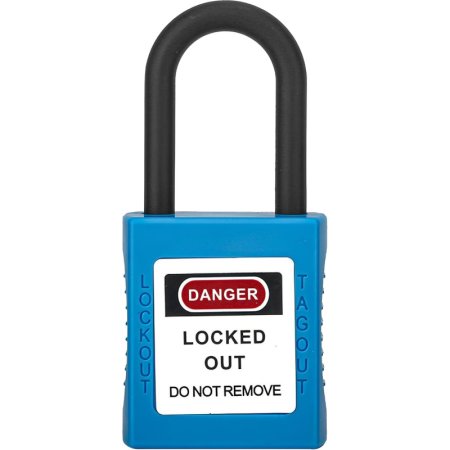 Замок навесной G11UKD ABS-пластик дужка - нейлон синий