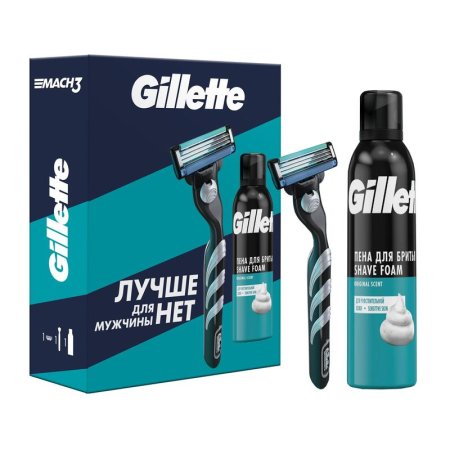 Подарочный набор мужской Gillette Mach3