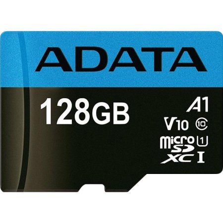 Карта памяти 128 ГБ microSDXC A-DATA AUSDX128GUICL10A1-RA1 Сlass 10  UHS-I U1 A1