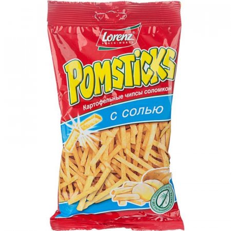 Картофельная соломка Pomstiks с солью (100 г)