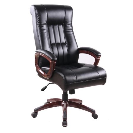 Кресло для руководителя Easy Chair 635 TR черное (рециклированная кожа, пластик)