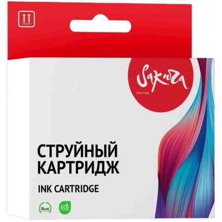 Картридж струйный Sakura №123 F6V16AE SIF6V16AE для HP CMY совместимый