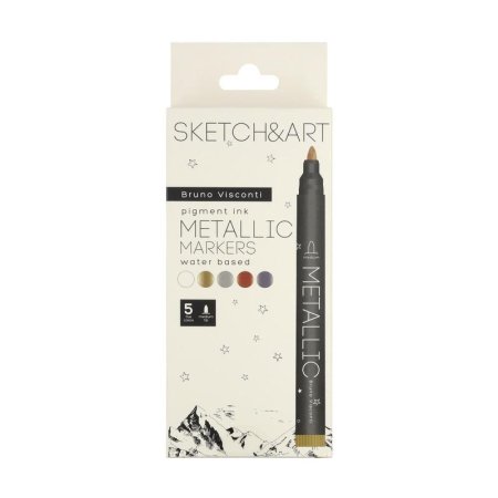 Набор маркеров SKETCH&ART 5 цветов (толщина линии 3 мм)