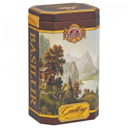 Чай подарочный Basilur Галерея Вершина гор листовой черный лепестки  календулы и ванильный крем 100 г