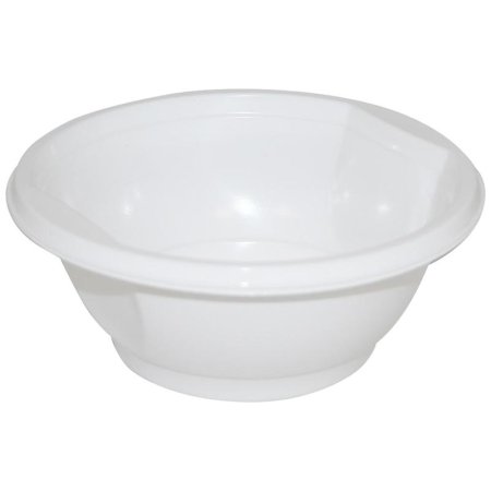 Тарелка одноразовая пластиковая 600 мл белая 1000 штук в упаковке