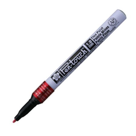 Маркер промышленный Sakura Pen-Touch для универсальной маркировки  красный (1 мм)