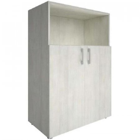 Шкаф для документов Yalta полузакрытый (снежная патина, 800х450х1195 мм)