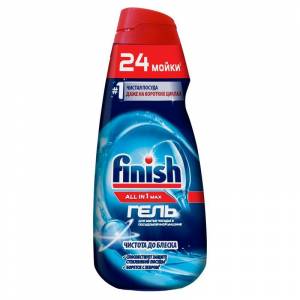 Гель для посудомоечных машин FINISH All in 1 Max Чистота до блеска 600 мл