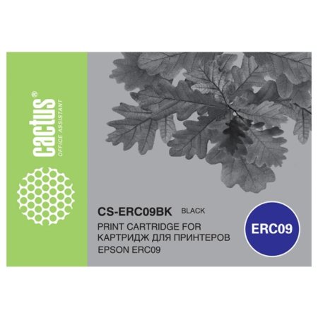 Картридж матричный Cactus ERC09BK CS-ERC09BK для Epson черный  совместимый