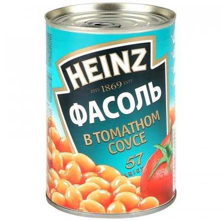 Фасоль Heinz белая в томатном соусе 415 г