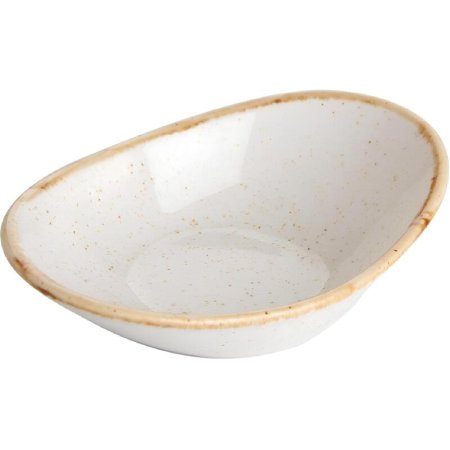 Соусник Porland Seasons фарфоровый 50 мл 11х7 см (808110 бежевый-12)