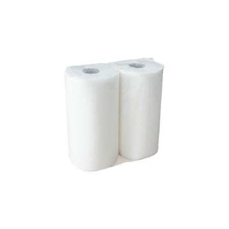Полотенца бумажные 2-слойные белые 2 рулона по 17 метров