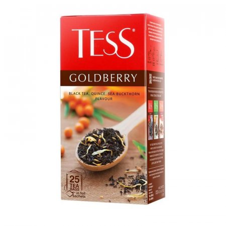 Чай Tess Goldberry черный 25 пакетиков