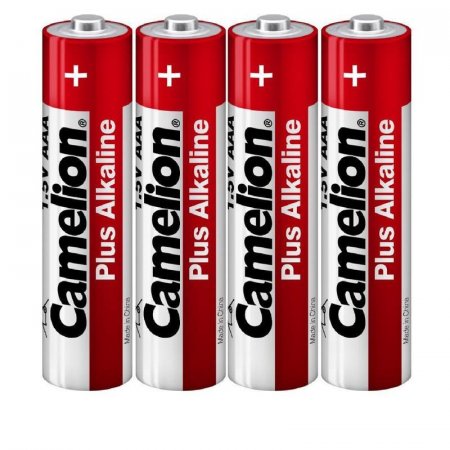 Батарейки Camelion Plus Alkaline мизинчиковые AAA LR03 (4 штуки в  упаковке)